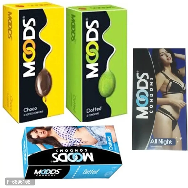 1 MOODS DOTTED CONDOMS 10 PCS+1 MOODS ALL NIGHT CONDOMS 10 PCS+1 MOODS CHOCO DOTTED DONDOMS 12 PCS+1 MOODS DOTTED CONDOMS 12 PCS