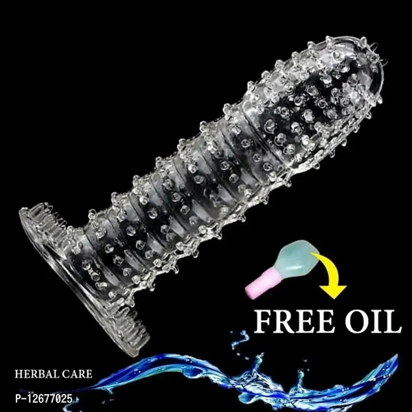 Multicolour Crystal Dotted Condom For Multiply Uses For Men - Non Returnable