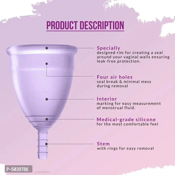 Sirona Reusable Menstrual Cup With Fda Compliant Medical Grade Silicone - Large