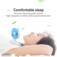 GIN18 Speed Rechargeable Mini Handsfree Neck Band USB Fan