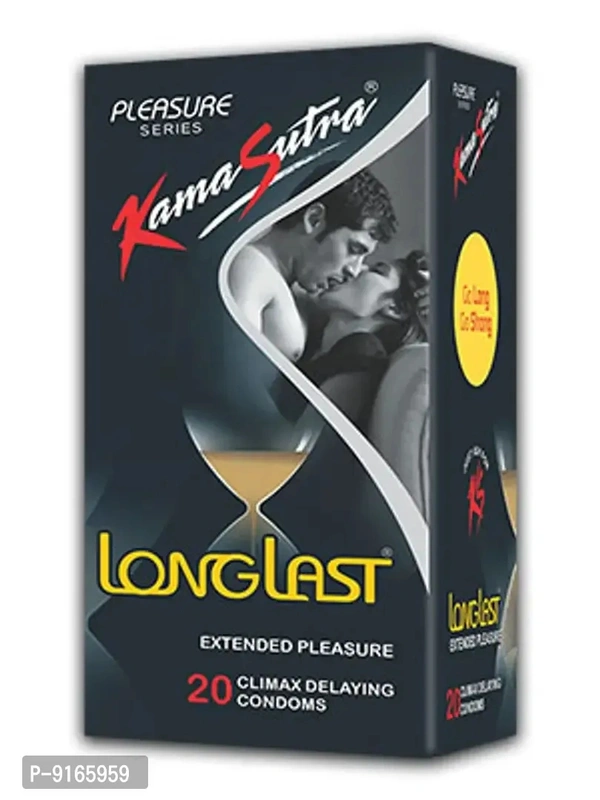 KamaSutra LongLast Condoms, Dotted Texture, 20 count