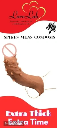 Dragon 6 NEW SPIKES DRAGON PREMIUM SILICONE SKIN COLOUR Thick Sleeve CONDOM Extra Thick Penis Extender with Solid Tip - 6 Inch, 1 Unit, Non Returnable