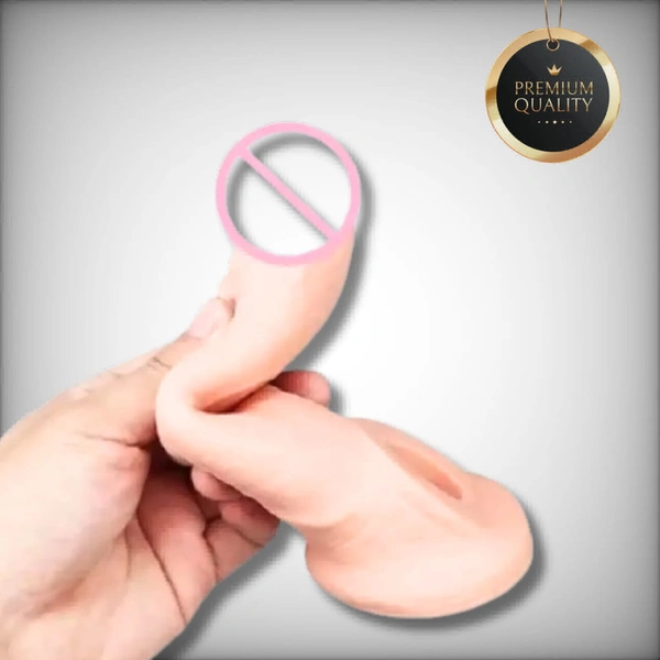 9 Inch Silicon Dragon Condom - Cream Colour  - 1, This Product is Non Returnable