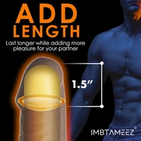 Imbtameez Dragon Silicone Condom Royal Edition | 6 Inch Reusable Dragon Skin Condom | Latex-Free, Washable Sleeve for Men - This item is non returnable, * Order Now get upto Rs 100 Off apply code ROYALED