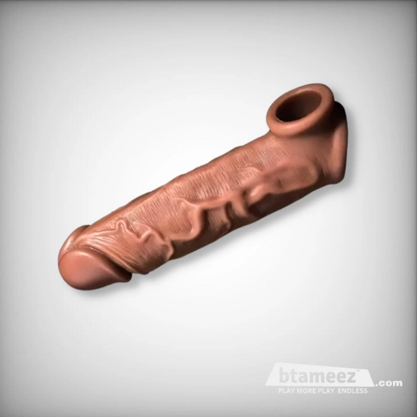 7 Inch Premium Dragon Silicone Condom Reusable – Brown