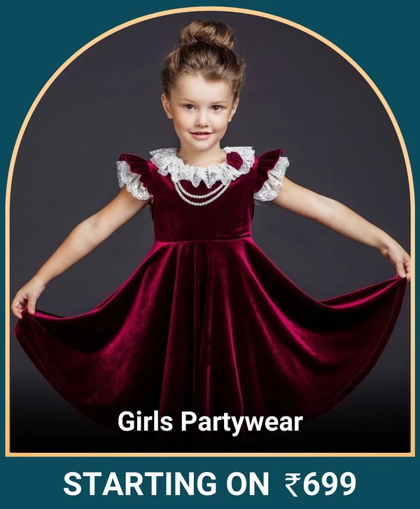 Girls party wear for kids