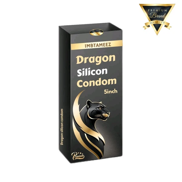 5 inch Dragon Silicon Condom 