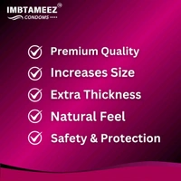Imbtameez Silicone Dragon Condom – 8 Inch for Men | Extra Large, Reusable & Durable | Wild Edition - 8inch, Brown, 1