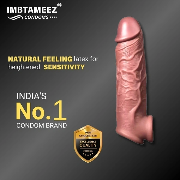 Imbtameez Premium Dragon Silicone Condom – 6 Inch | Reusable, Soft & Comfortable - This item is non returnable