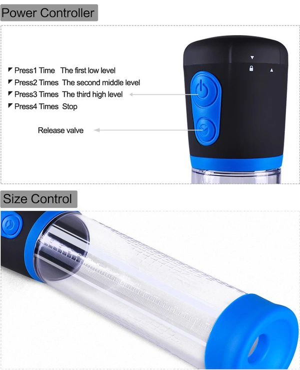 Cock Enlarge Pump In Battery Operated For Men