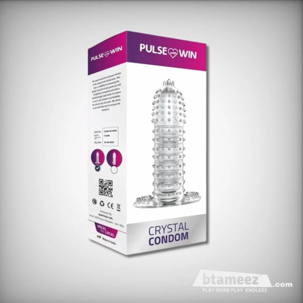 Crystal Dotted Condom Reusable