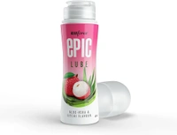 Manforce Epic Lube (Lubrication Gel for Men & Women) |Aloe-Vera & Litchi Flavoured |Water-Based Gel |Skin-Friendly |Safe to Use with Condoms |60ml