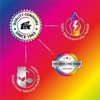 Skore Shades Assorted Colours | Extra Lubrication | Dots | Condom, 10 pieces | 1 Packs