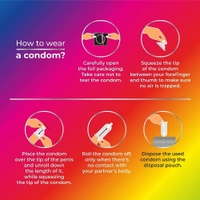 Skore Shades Assorted Colours | Extra Lubrication | Dots | Condom, 10 pieces | 1 Packs
