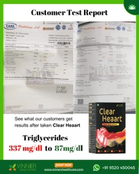Clear Heaart Combo: 100% Natural Heart Health Solution with a 100-Day Guarantee - 180-DAY COMPLETE TREATMENT PLAN