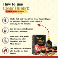 Vinner Healthcare Doctor’s Recommended Clear Heaart Combo Pack | Powerful Ayurvedic Combination For Heart, Liver & Kidney Care | Reduces Cholesterol, Blockages, Detox Liver & Kidneys, Fatty Liver Support | Improves Metabolism | Anti-Inflammatory & Cardiovascular Support. - 45-Day Improvement Pack – Visible Health Support
