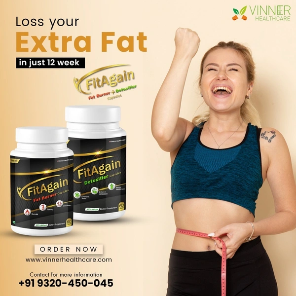 Fit-Again Fat Burner & Detoxifier Combo Pack – Natural Support for Healthy Weight Management