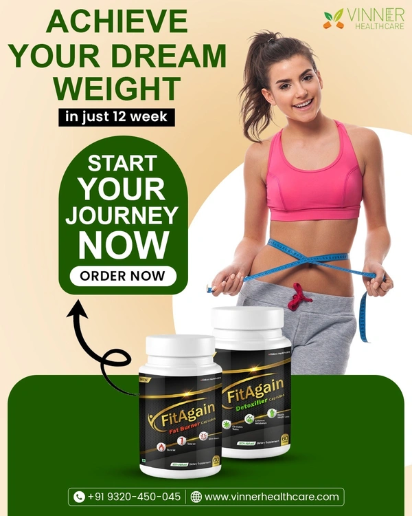 Fit-Again Fat Burner & Detoxifier Combo Pack – Natural Support for Healthy Weight Management