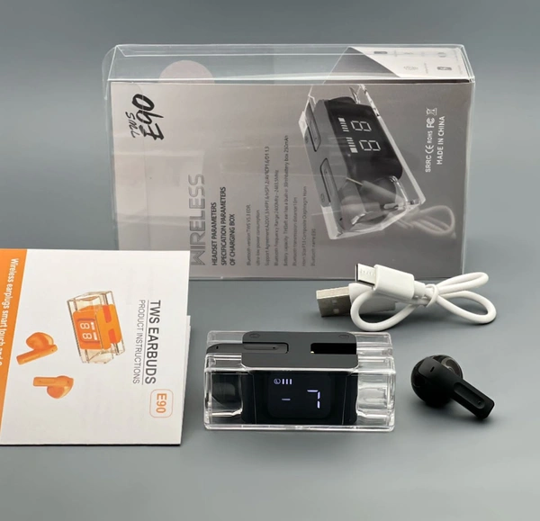 E90 TWS Wireless Bluetooth Headphone