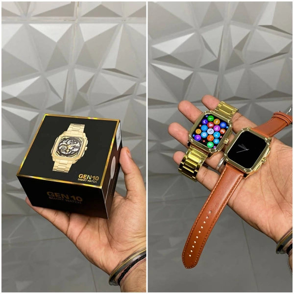 FOSSIL GEN 10 Full Gold Strap Edition With Wireless Charging