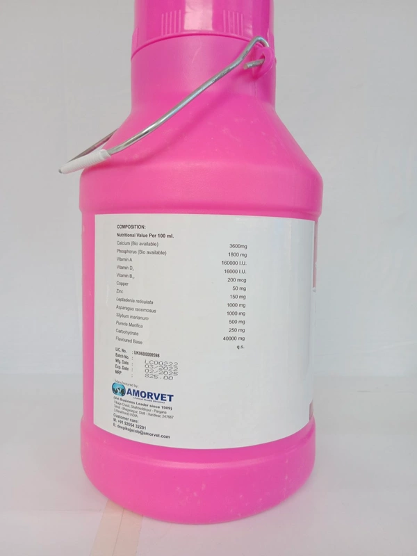 LACTOSOL AD3-DS 5LTR calcium  - 5 litre Can, Solid Pink