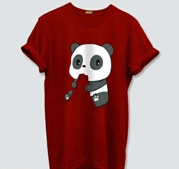 Trendzo Men Round Neck Printed Tshirt-18138921 - Bright Red, XL