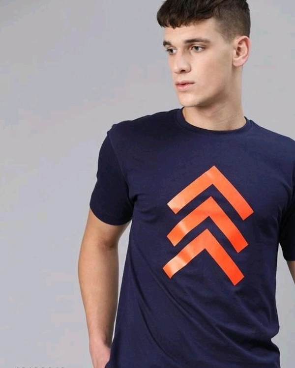 Trendzo Mens Casual Round Neck T-shirt- 18138919 - XL