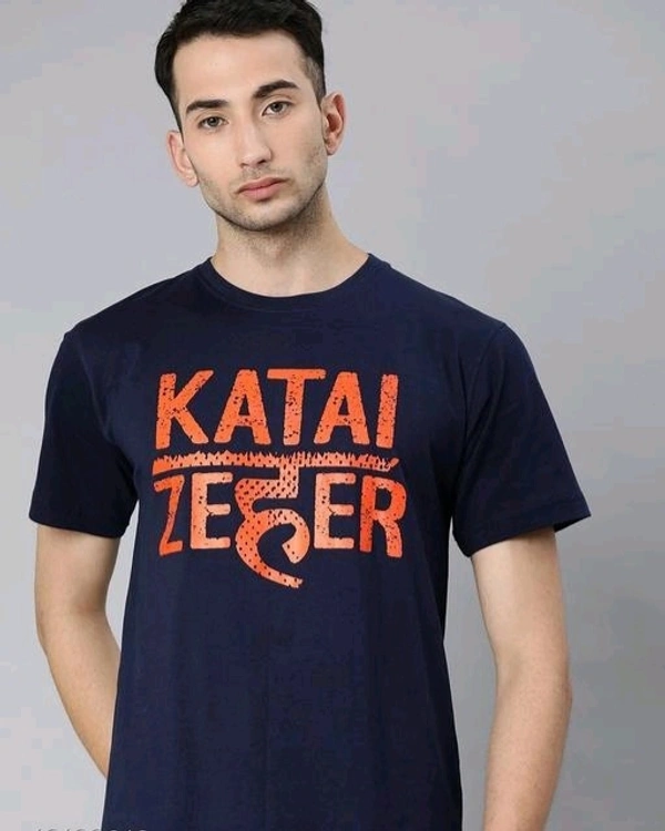 Trendzo Mens Casual Round Neck T-shirt- 18138918 - XXL