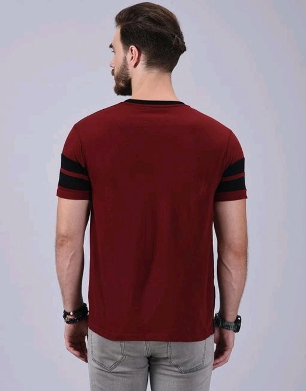 Mens Casual Round Neck T-shirt -191519740/42 - Scarlett, L
