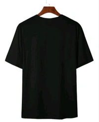 Mens Casual Round Neck T-shirt -304505738 - Black, L