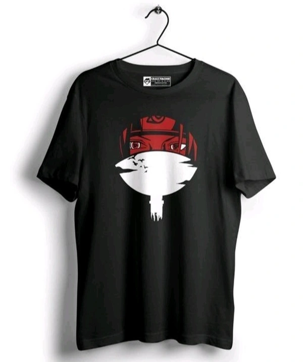 Mens Casual Round Neck T-shirt -304505738 - Black, XL