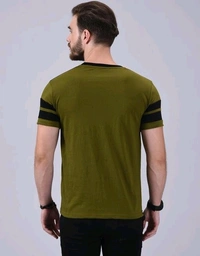 Mens Casual Round Neck T-shirt -191519741 - Verdun Green, S