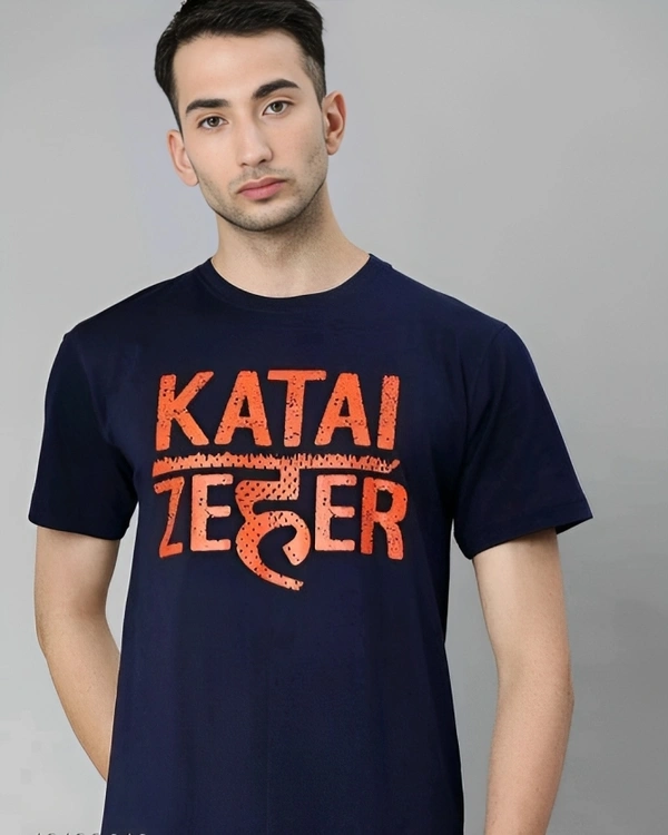 Trendzo Mens Casual Round Neck T-shirt- 18138918 - S