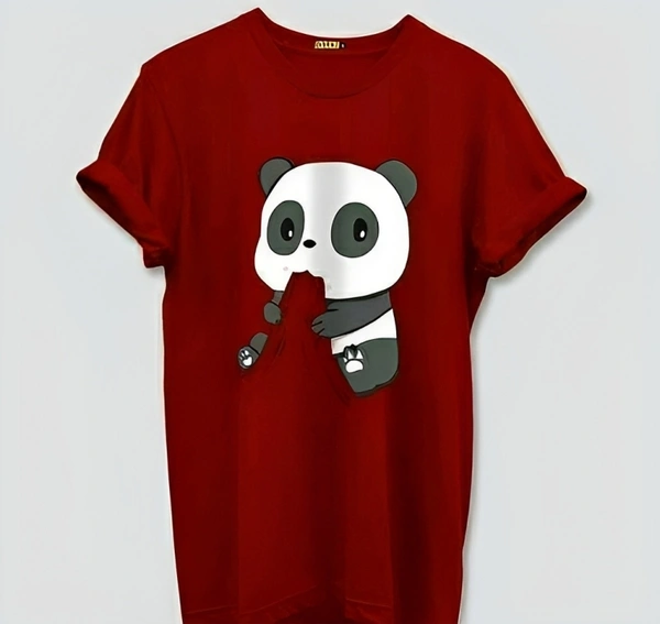 Trendzo Men Round Neck Printed Tshirt-18138921 - Bright Red, S