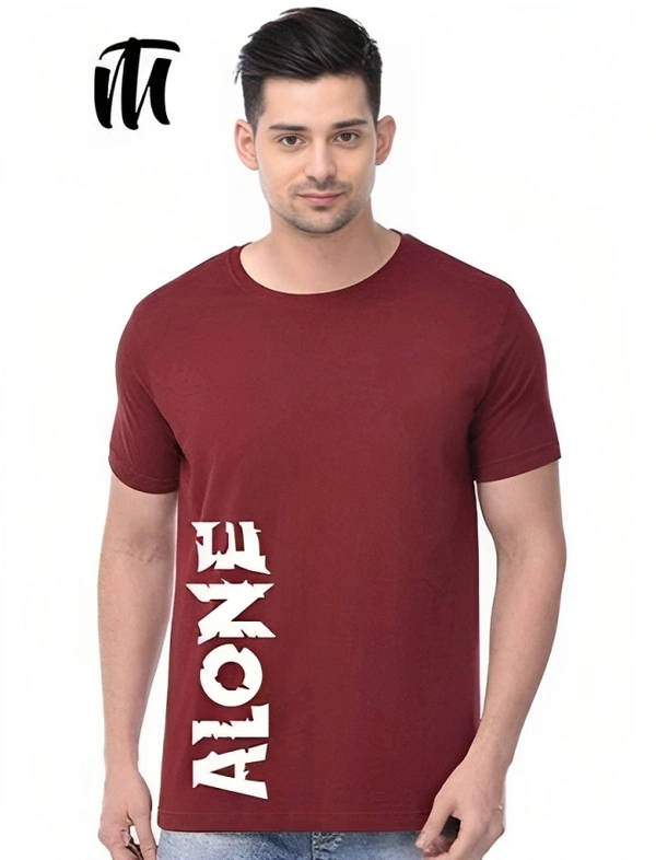 Mens Casual Round Neck T-shirt -7615396 - Guardsman Red, XL