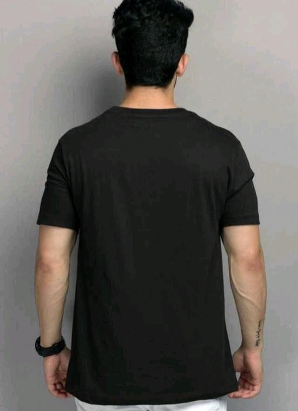 Trendzo Mens Casual Round Neck T-shirt- 5272634 - Black, XL