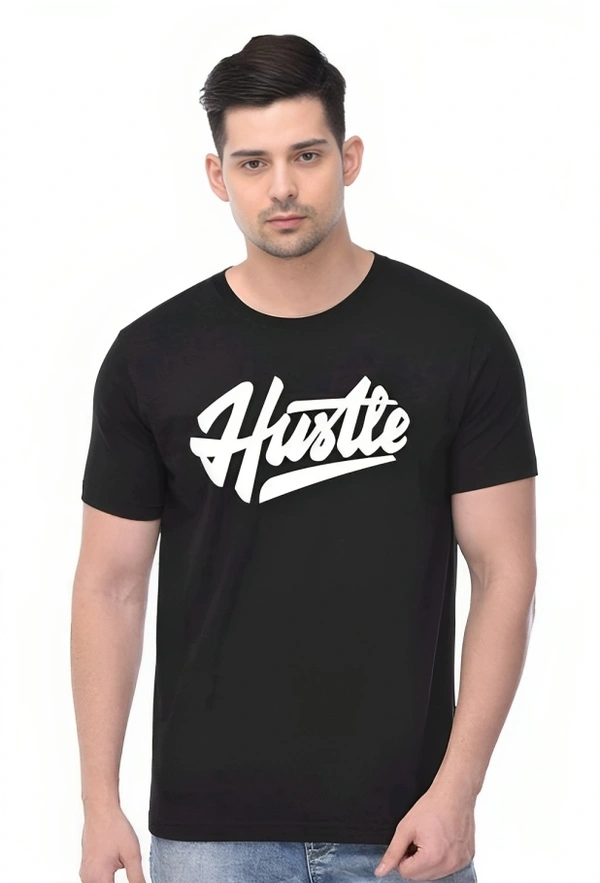 Trendzo Mens Casual Round Neck T-shirt- 5272635 - Black, XL