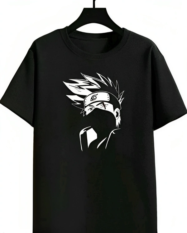 Trendzo Mens Casual Round Neck T-shirt- 329860447 - Black, L