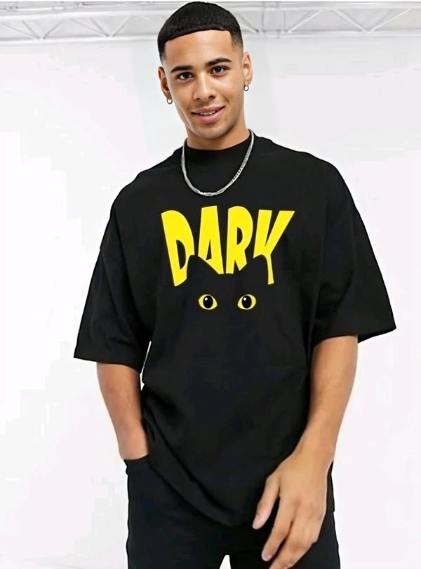 Trendzo Mens Graphic Printed Oversized T-shirt- 172367968 - Black, XXL