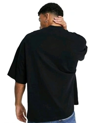 Trendzo Mens Graphic Printed Oversized T-shirt- 172367973 - Black, M