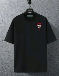 Sindon Men's Oversized Printed Tshirt-345988097 - S, Black