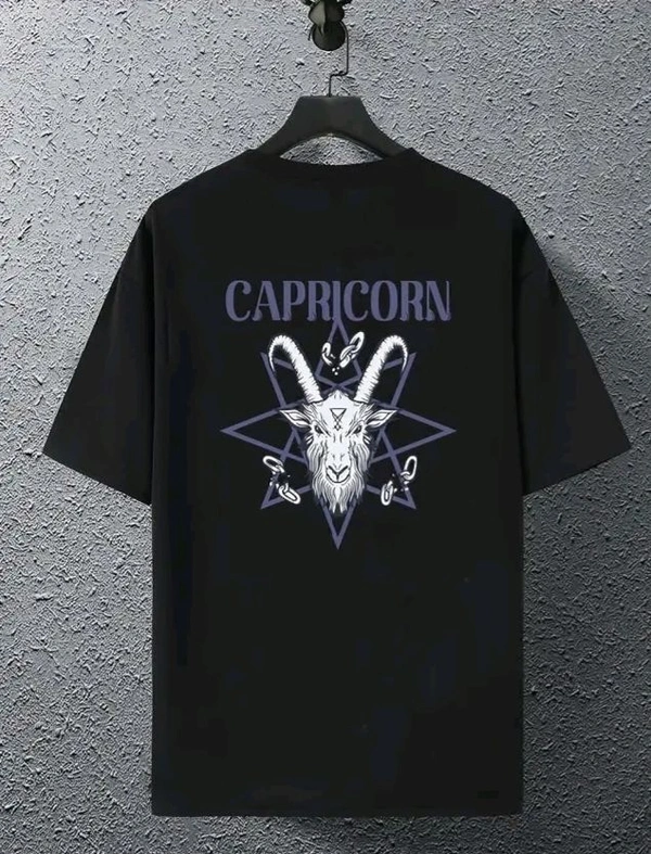 Sindon Men's Oversized Printed Tshirt- 343564812 - Black, S