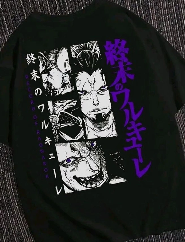 Sindon Men's Oversized Printed Tshirt- 436385440 - Black, XL