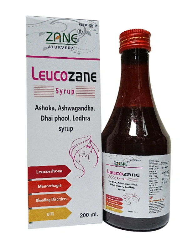 Leucozane Syrup — Ayurvedic Syrup for Leucorrhoea & Vaginal Health | Natural Vaginal Discharge Remedy