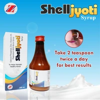 Shelljyoti Syrup — Calcium, Vitamin D3 & Zinc Multinutrient Syrup