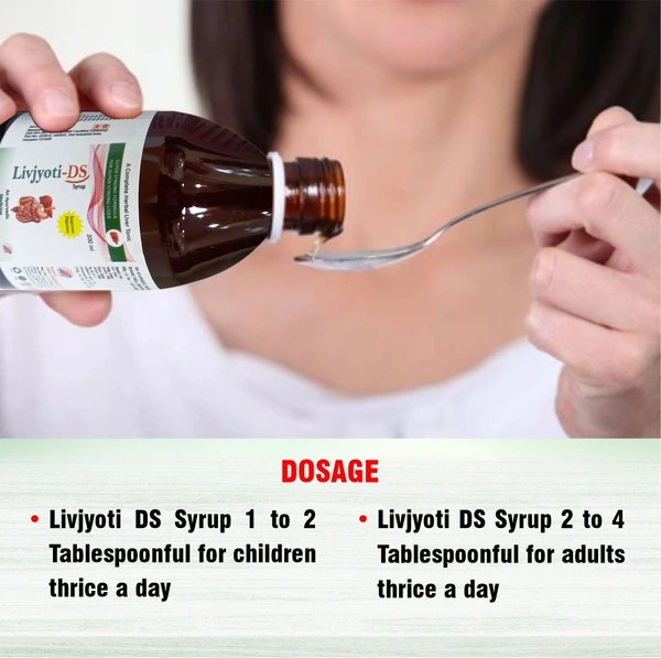 Livjyoti DS Syrup — Ayurvedic Liver Tonic & Hepato-Renal Support | Natural Aid for Jaundice, Liver Enlargement & Anorexia