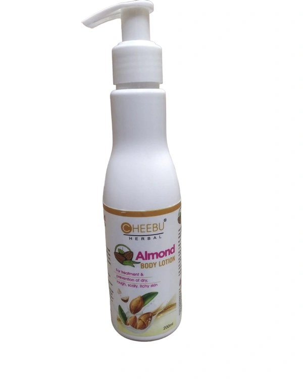 Almond Body Lotion — Natural Moisturizer with Coconut Milk, Olive Oil & Fruit Extracts | Deep Hydration & Skin Nutrition