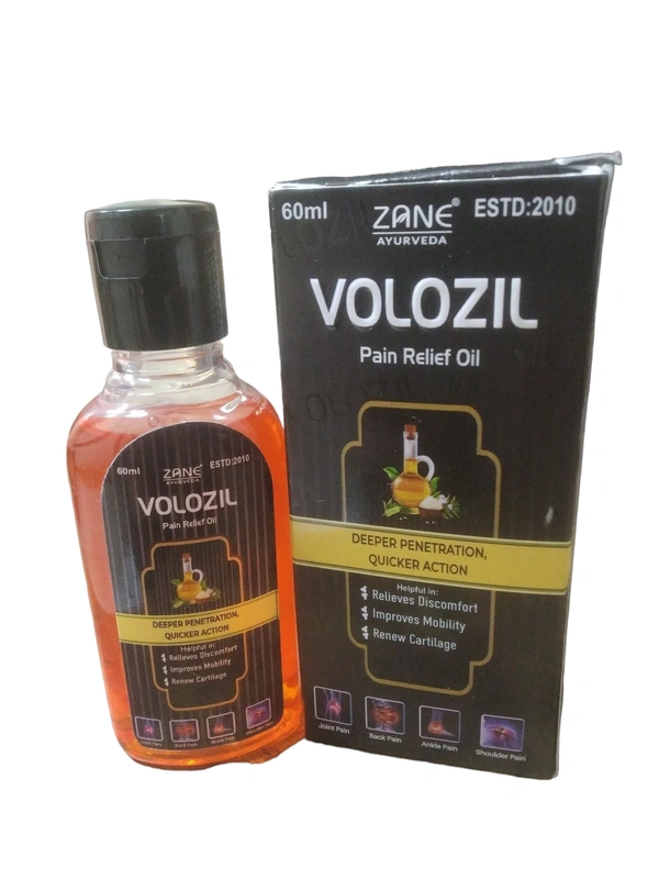 Volozil Pain Relief Oil — Ayurvedic Warming Oil for Joint, Knee & Muscle Pain