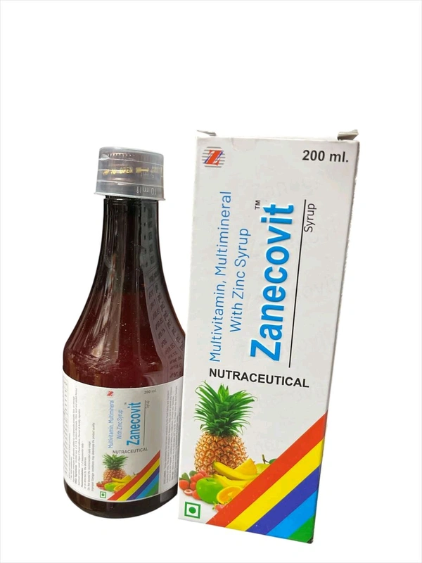 Zanecovit Syrup — L-Lysine + Multivitamin & Mineral Syrup | Immune Support, Growth & General Wellness