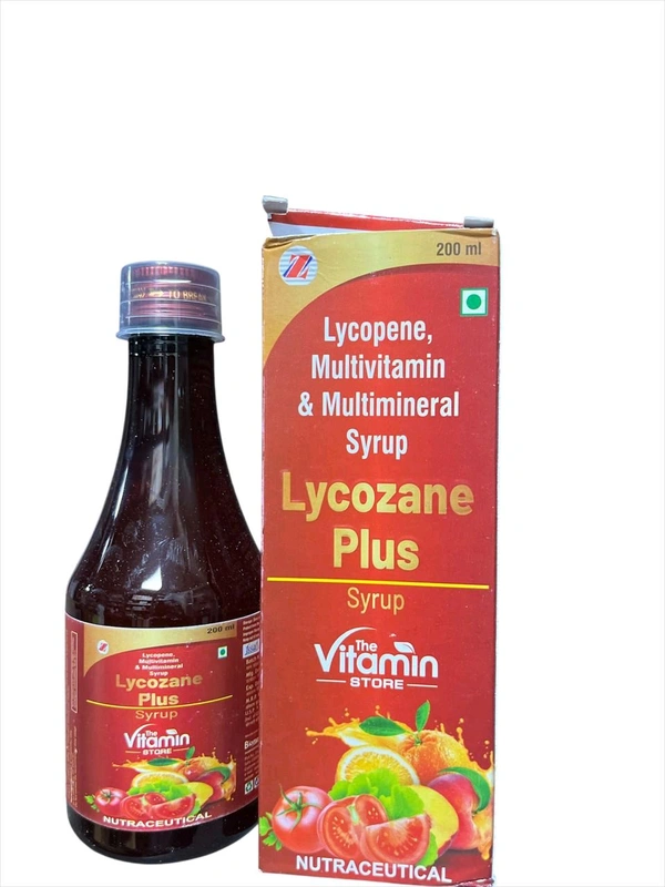 Lycozane™ Plus Syrup — Lycopene & Multivitamin Antioxidant Tonic | Energy, Immunity & Skin Support